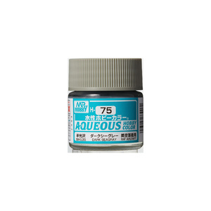 H75 Aqueous Semi-Gloss Acrylic Dark Seagray Paint