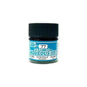 H77 Aqueous Flat Acrylic Tire Black Paint