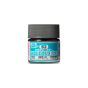 H83 Aqueous Semi-Gloss Acrylic Dark Gray 2 Paint