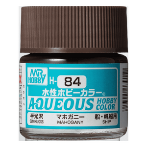 H84 Aqueous Semi-Gloss Acrylic Mahogany Paint