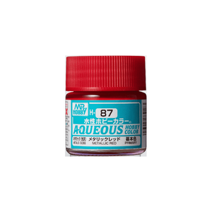 H87 Aqueous Metallic Gloss Acrylic Red Paint