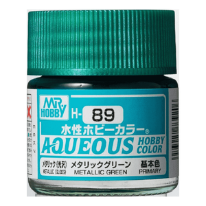 H89 Aqueous Metallic Gloss Acrylic Green Paint