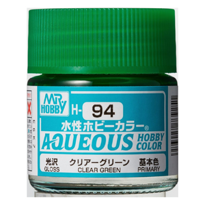 H94 Aqueous Gloss Acrylic Clear Green Paint