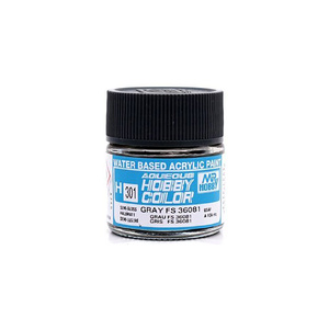 Mr Hobby H301 Aqueous Semi Gloss Grey FS36081 Acrylic Paint