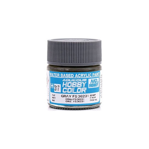Mr Hobby H317 Aqueous Flat Grey Acrylic Paint FS 36231
