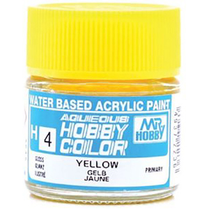 Mr Hobby H329 Aqueous Gloss Yellow Acrylic Paint