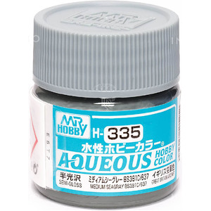 H335 Aqueous Medium Seagrey Acrylic Paint Semi Gloss 10ML
