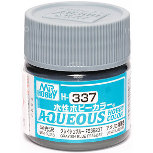 H337 Aqueous Greyish Blue Semi Gloss Acrylic Paint 10ML