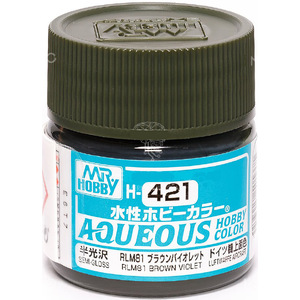 H421 Aqueous Brown Violet Semi Gloss Acrylic Paint