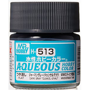 Mr Hobby H513 Aqueous Flat Dunkel Gray WW2 Acrylic Paint