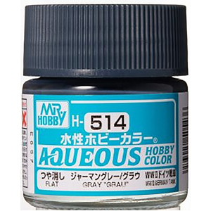 Mr Hobby H514 Aqueous Flat Grey WW2 Acrylic Paint