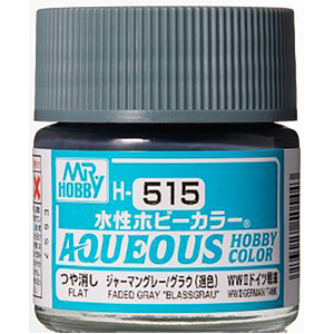 Mr Hobby H515 Flat Faded Grey Blassgrau Acrylic Paint