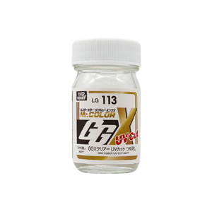 Mr Hobby LG112 Mr Colour GGX Gloss Clear UV-Cut Solvent-Based Acrylic 60mL