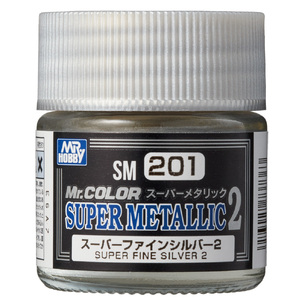 MR.Color SM201 Super Metallic 2 Super Fine Silver