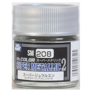 Mr Hobby SM208 Mr Super Metallic Duralumin Paint 10ml