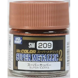Mr Hobby SM209 Mr Super Metallic Copper Paint 10ml