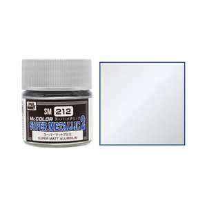 Mr Hobby SM212 Mr. Color Super Metallic 2 Super Matt Aluminium