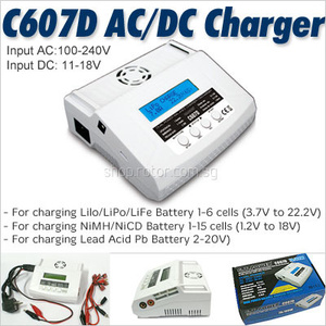 Battery Charger LiPo, LiHv, NiCD GT Power C607D