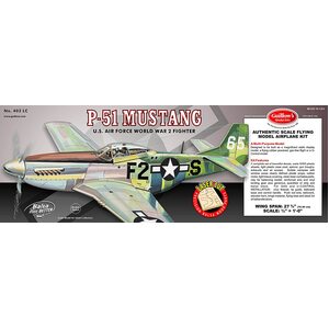 Guillows P-51 Mustang Model Kit #GUILL402LC