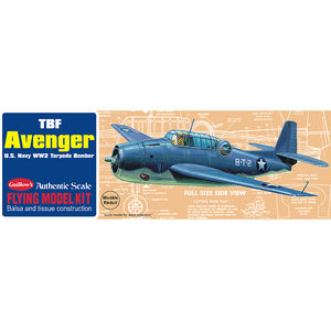 Guillow's Avenger Balsa Plane Model Kit