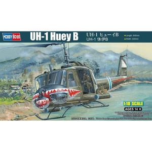 HobbyBoss 81806 Bell UH-1 Huey B 1/18 Scale Plastic Model Kit