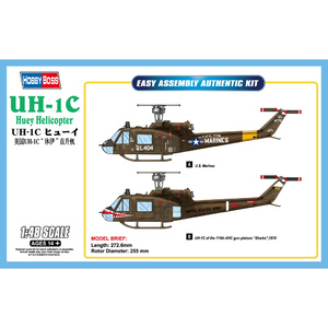 HobbyBoss UH-1C Huey Helicopter 85803 1:48 Model #85803 
