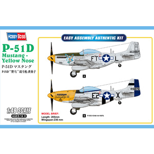 HobbyBoss P-51D Mustang - Yellow Nose 1:48  85808