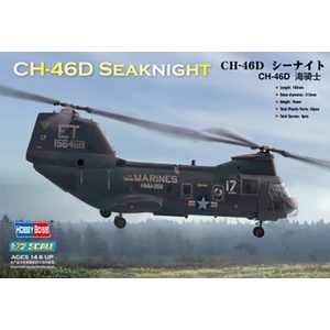 HobbyBoss 87213 CH-46D Seaknight Chinook Helicopter Model 1:72 Scale Model
