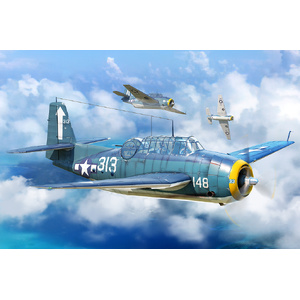 HobbyBoss 87274 TBM-3 Avenger Torpedo Attack Aircraft 1/72 Scale Plastic Model Kit