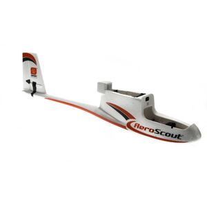 Fuselage with Elevator/Rudder Servos: AeroScout