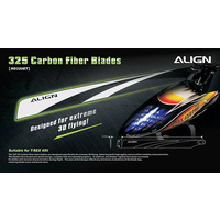 ALIGN TREX HD320E 325mm Carbon Fiber Blades (Replace HD320D,HD320B)