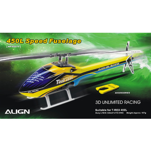 ALIGN TREX HF4507 Speed Fuselage Yellow & Blue
