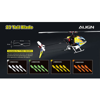 ALIGN TREX HQ0233D 23 Tail Blade-Orange