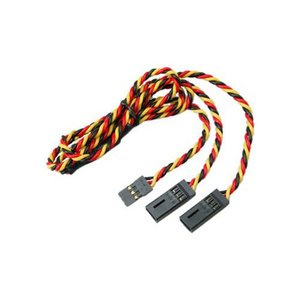 Hitec 54704S 24" Hvy Gge Twisted Wire Y Lead Harness w/Pins