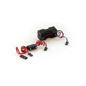 Hitec Switch Harness & Battery Box (7215 + 7216)  HRC57217