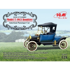 ICM 24001 Model T 1913 Roadster, American Passenger 1/24  24001