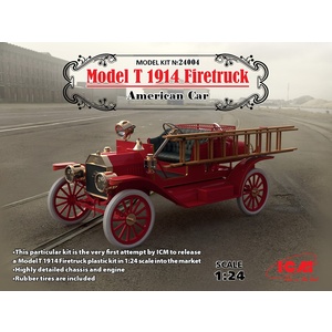 ICM 24004 Model T 1914 Firetruck, American Car 1/24 24004