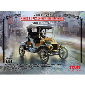 ICM 24016 Model T 1912 Commercial Roadster, American Car 1/24 24016