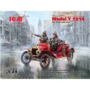 ICM 24017 Model T 1914 Fire Truck with Crew