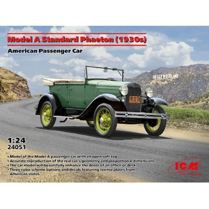 ICM 24051 Model A Standard Phaeton (1930s) 1/24 Scale Plastic Model Kit