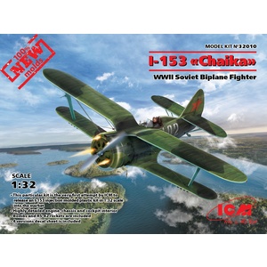 ICM 32010 I-153, WWII Soviet Fighter 1/32 32010