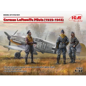 ICM 32101 German Luftwaffe Pilots, 1939-1945 Scale 1/32 #32101