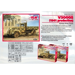 ICM 35411 German Army Truck V3000S (1941 production), WWII 1/35  35411