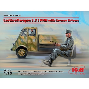 ICM 35418 Lastkraftwagen 3,5 t AHN W/German Drivers WWII 1/35 35418