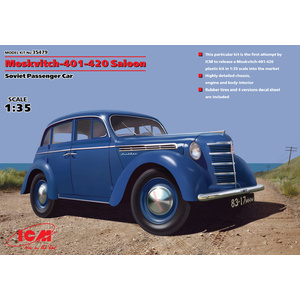 ICM 35479 Moskvitch-401-420 Saloon, Soviet Passenger Car 1/35 35479