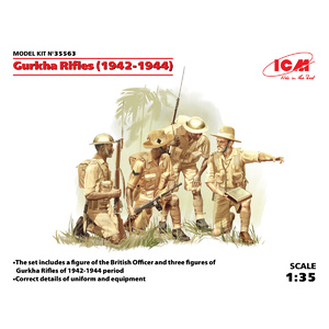 ICM 35563 Indian Gurkha Rifles (1942-1944) WWII 1/35 35563