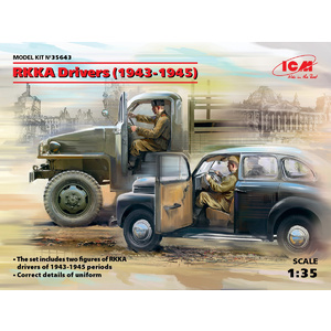ICM 35643 USSR RKKA Drivers, WWII, 1943-1945 1/35 Scale #35643