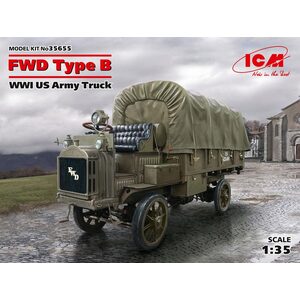 ICM 35655 FWD TYPE B WWI U.S. 1/35 Scale Army Truck