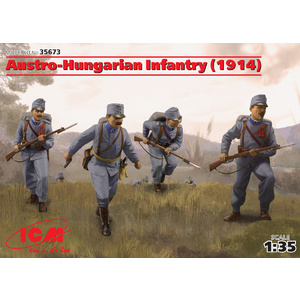 ICM 35673 Austro - Hungarian Infantry WWI (1914), 1/35 Scale 35673