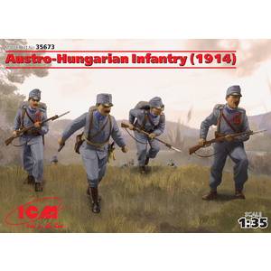 ICM 35673 Austro - Hungarian Infantry WWI (1914), 1/35 Scale  35673